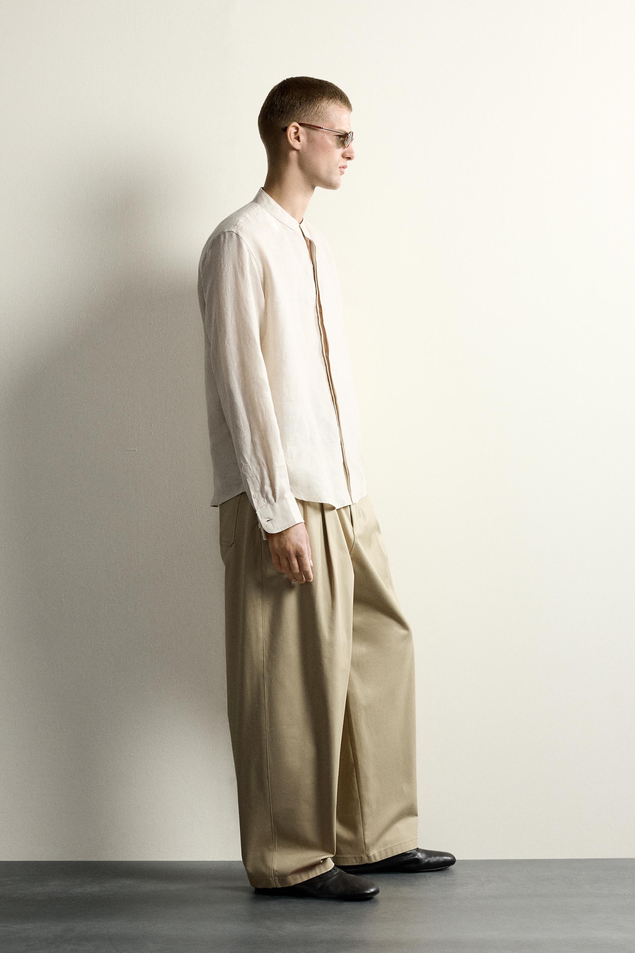 CHEMISE COUPE DÉCONTRACTÉE 100% LIN